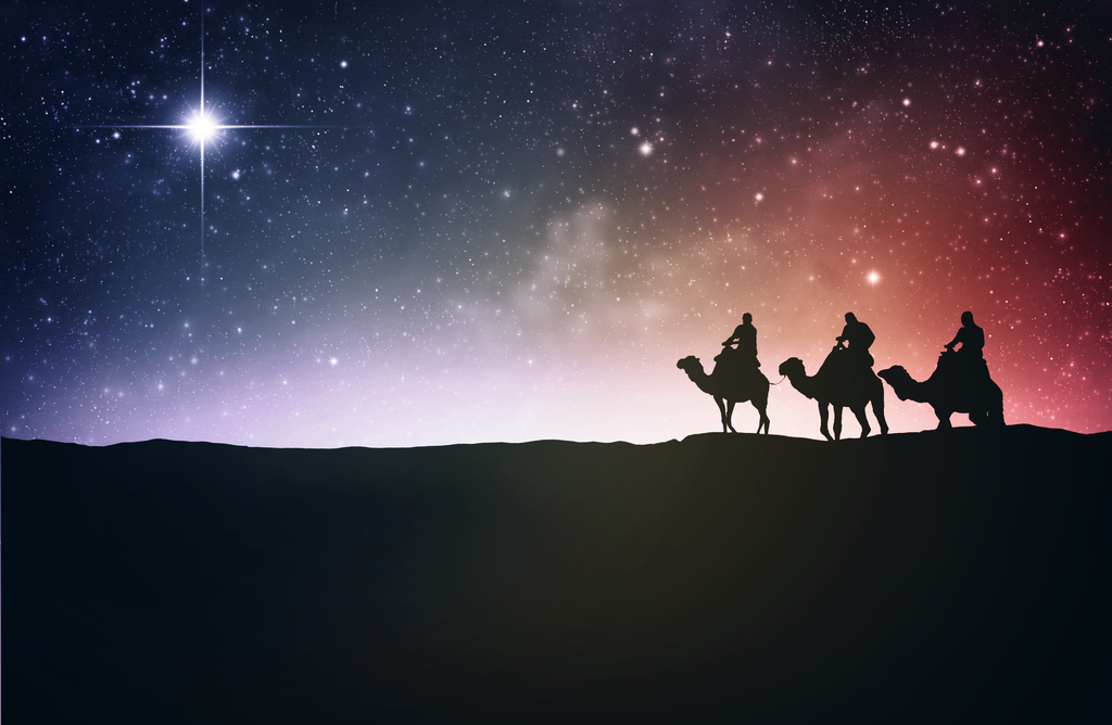 Three wise men and star Three wise men and star